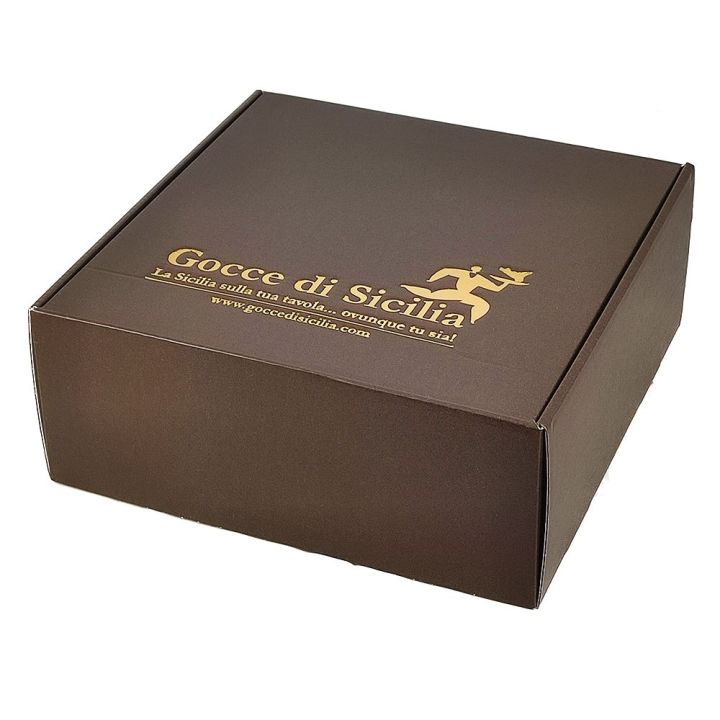 Gift box for typical Sicilian products