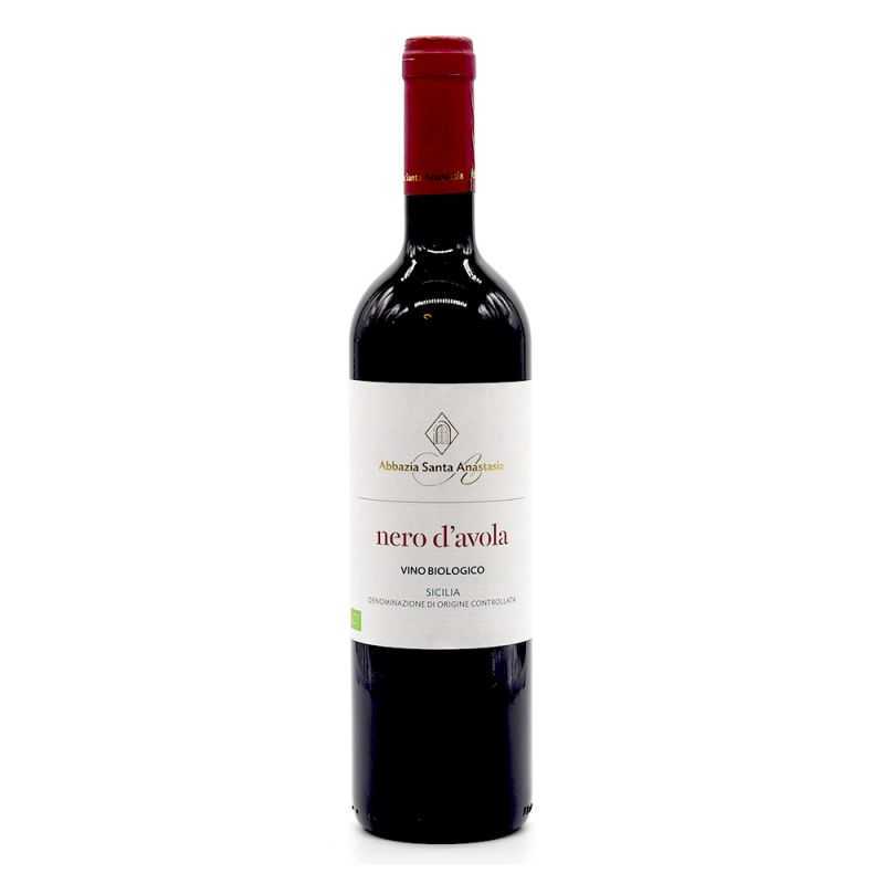 Vino biologico siciliano da uve di Nero d'Avola - Abbazia Santa Anastasia Vino biologico siciliano da uve di Nero d'Avola - Abbazia Santa Anastasia