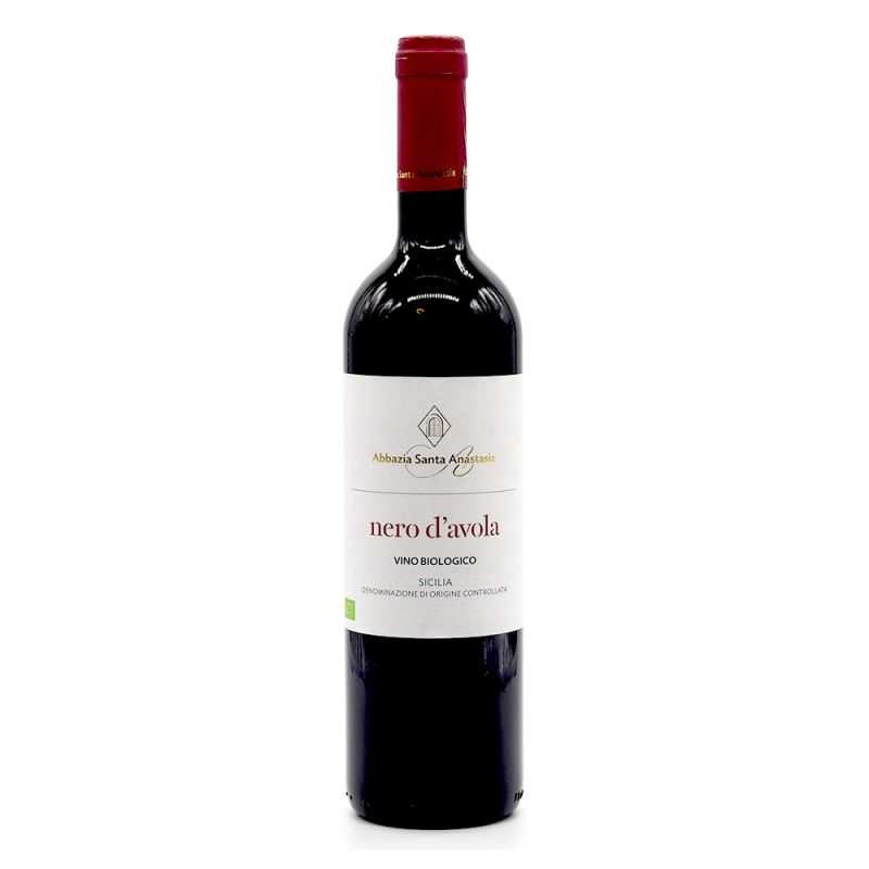 Sicilian organic wine from Nero d'Avola grapes - Santa Anastasia Abbey