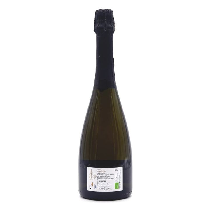 Brut Sicilian Sparkling wine  classic method from Grecanico grapes