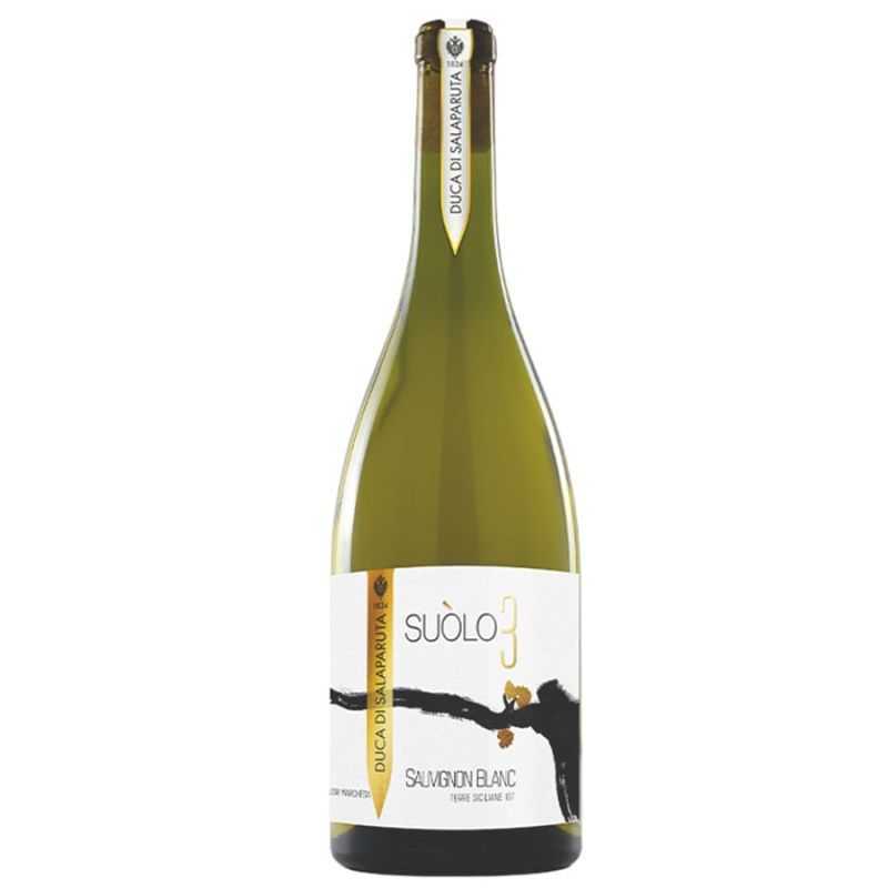 Sicilian white wine from the Duca di Salaparuta Suolo 3 Sauvignon Blanc winery Sicilian white wine from the Duca di Salaparuta Suolo 3 Sauvignon Blanc winery