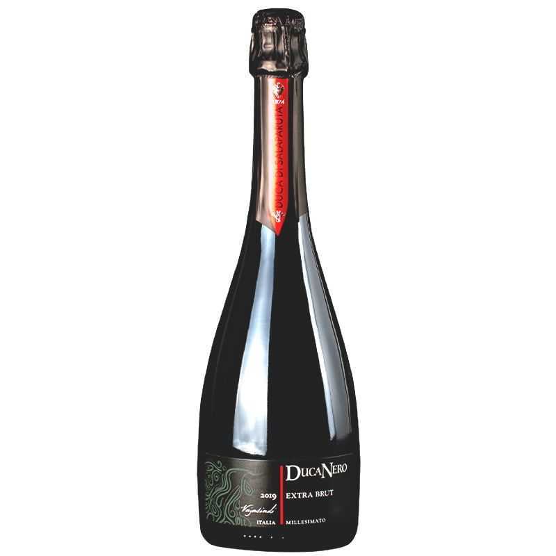 Sicilian sparkling wine Extra Brut Millesimato Duca Nero VSQ - Duca di Salaparuta