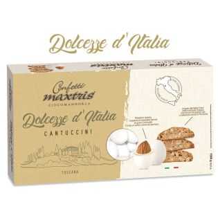 Confetti Maxtris Ciocomandorla Sweetness of Italy Cantuccini flavor