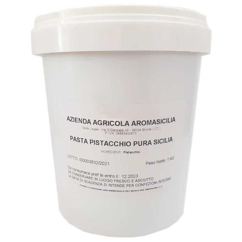 Confezione da 1 Kg di pasta Pistacchio Sicilia base per gelato