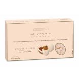 Maxtris sugared almonds with tiramisu flavor signed by Enzo Miccio in nude shades