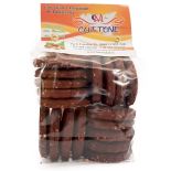 Frollini di pastafrolla alla nocciola e cacao, con nocciole dei nebrodi