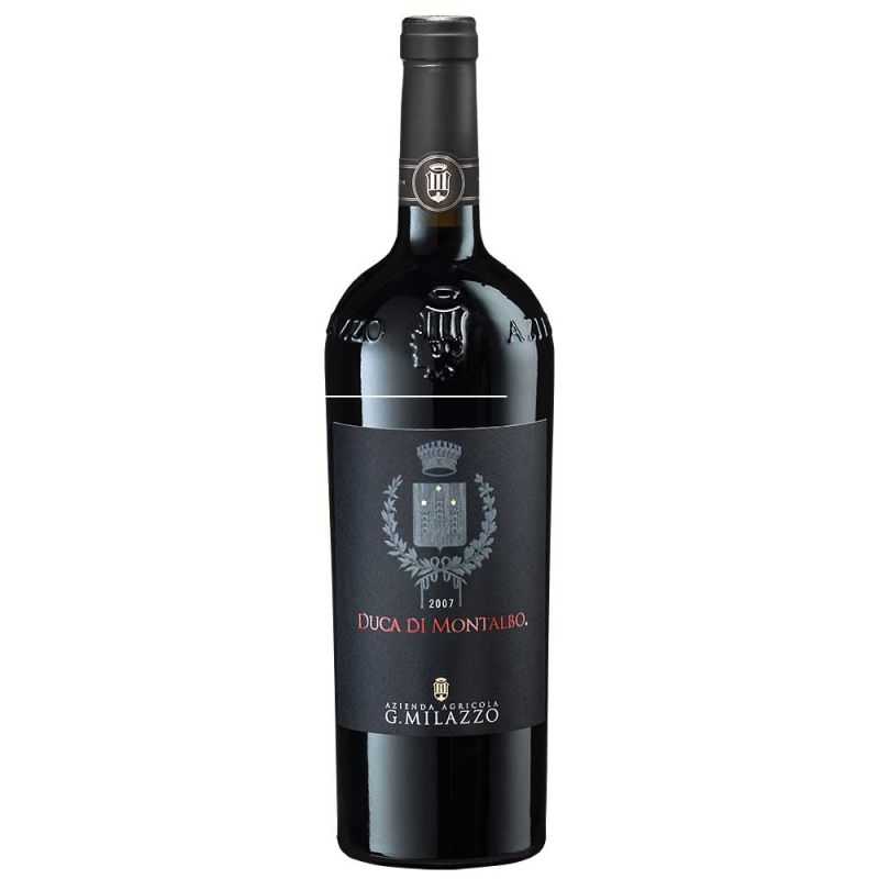 The Duca di Montalbo from the Milazzo winery, numbered bottles