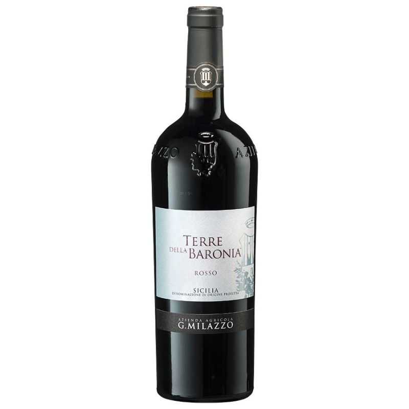 Sicilian red wine Terre della Baronia Milazzo