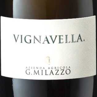 White wine Vignavella, unique wine from the Milazzo winery