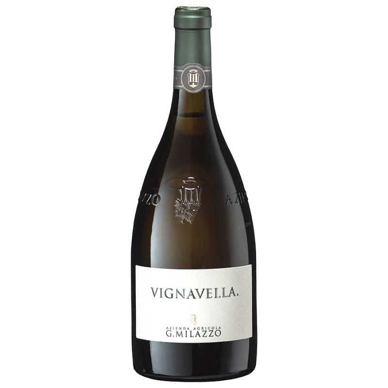 Particular Sicilian white wine from grapes of an indigenous Sicilian vine of the Milazzo Estate