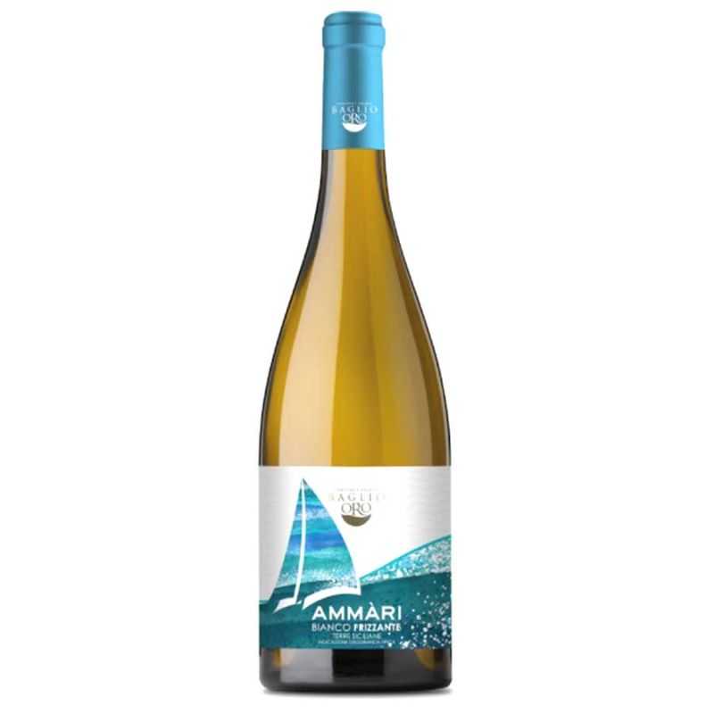 Vino bianco frizzante siciliano della cantina Baglio Oro Vino bianco frizzante siciliano della cantina Baglio Oro