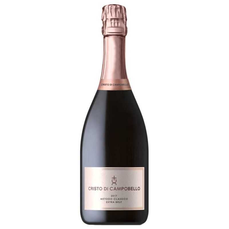 The new Spumante Rosè Classic Method Baglio del Cristo di Campobello, extra brut from 100% Nero d'Avola grapes.