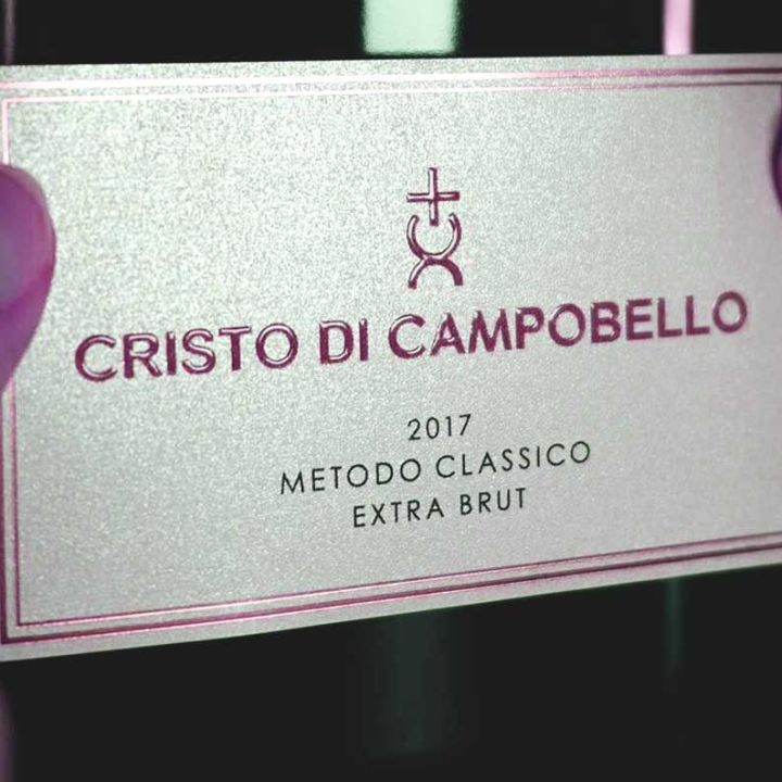 Rosé sparkling wine CDC Baglio del Cristo Classic Method Extra Brut 2018