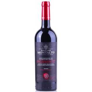 Sicilian red wine Passivento from Nero d'Avola grapes from the Montalto winery