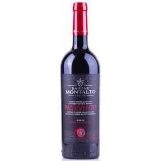 Vino rosso siciliano Passivento da uve Nero d'Avola della cantina Montalto
