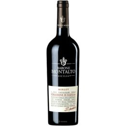 Merlot wine by Barone Montalto, Sicilian red wine