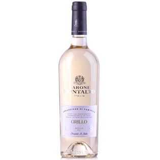 Vino Grillo di Barone Montalto Collezione di Famiglia, vino bianco siciliano