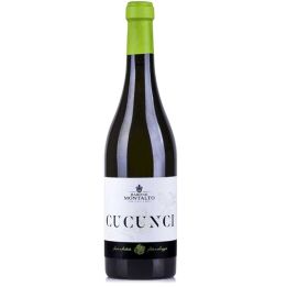 Sicilian white wine Cucunci from Chardonnay grapes from the Montalto winery