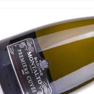 Brut white sparkling wine, cuvee premiere by Barone Montalto