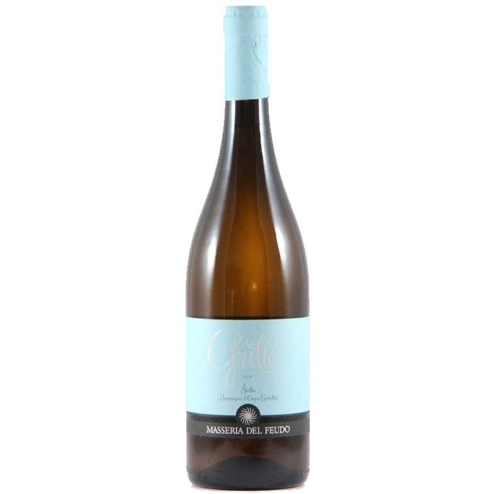 Vino biologico siciliano da uve Grillo in purezza della cantina Masseria del Feudo
