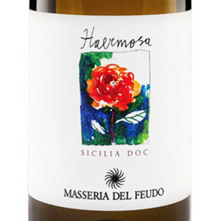 Grillo Doc Haermosa, organic white wine from Masseria del Feudo