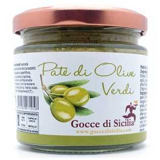 Patè di olive verdi Nocellara etnea - vasetto da 190g