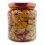 Aubergine fillets in oil, for gourmet sandwiches