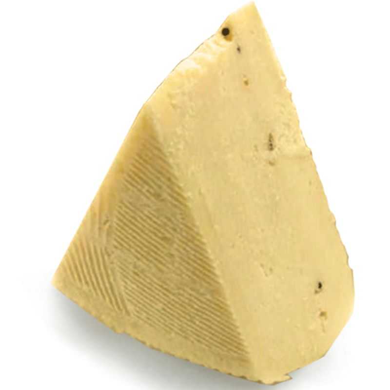 Seasoned cheese for grating