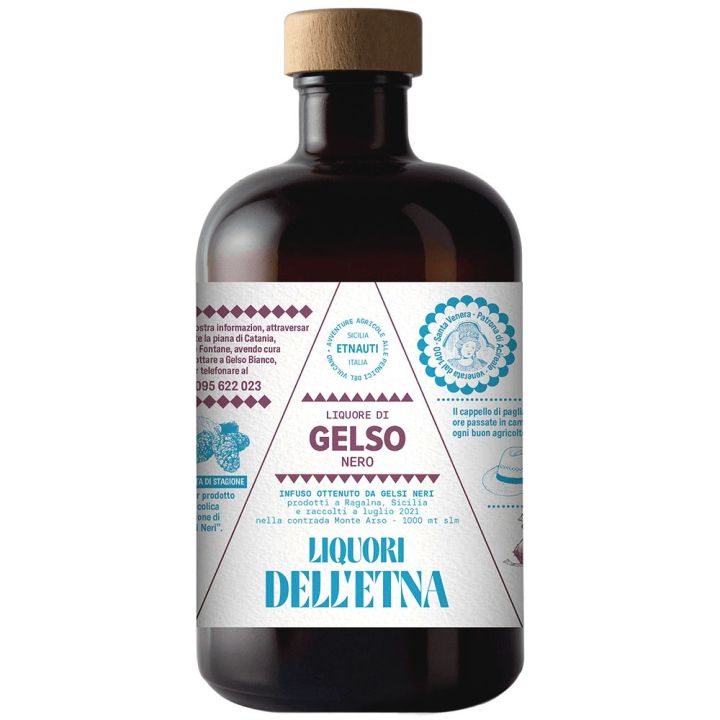 Black Mulberry Liqueur from Etna - 50 cl Bottle