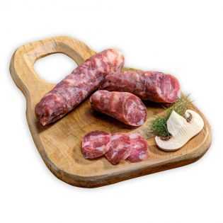Sicilian cured sausage with black pepper