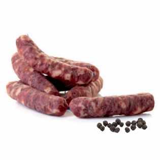 Sweet sausage without fennel, with black pepper