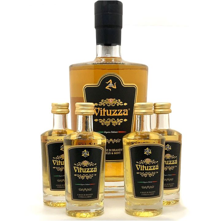 Liquore al limone Verdello siciliano e Menta