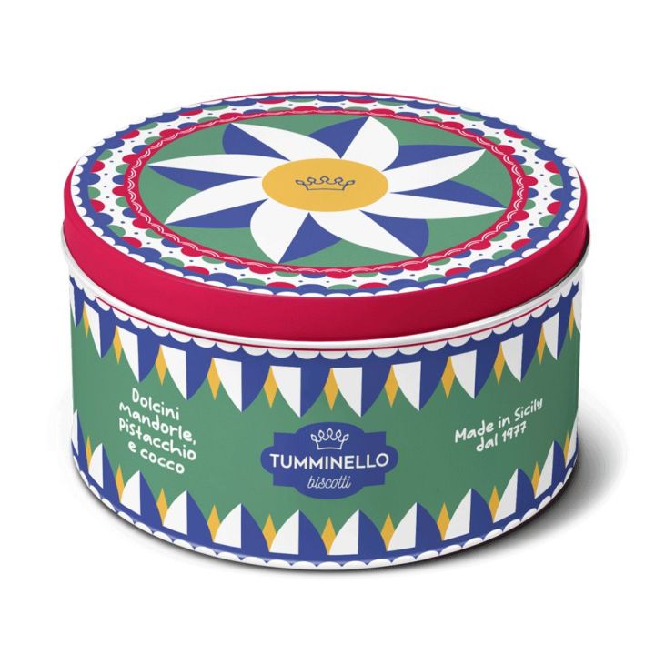 Tumminello cookies in 120 gram decorated tin