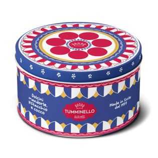 Latta decorata di biscotti siciliani