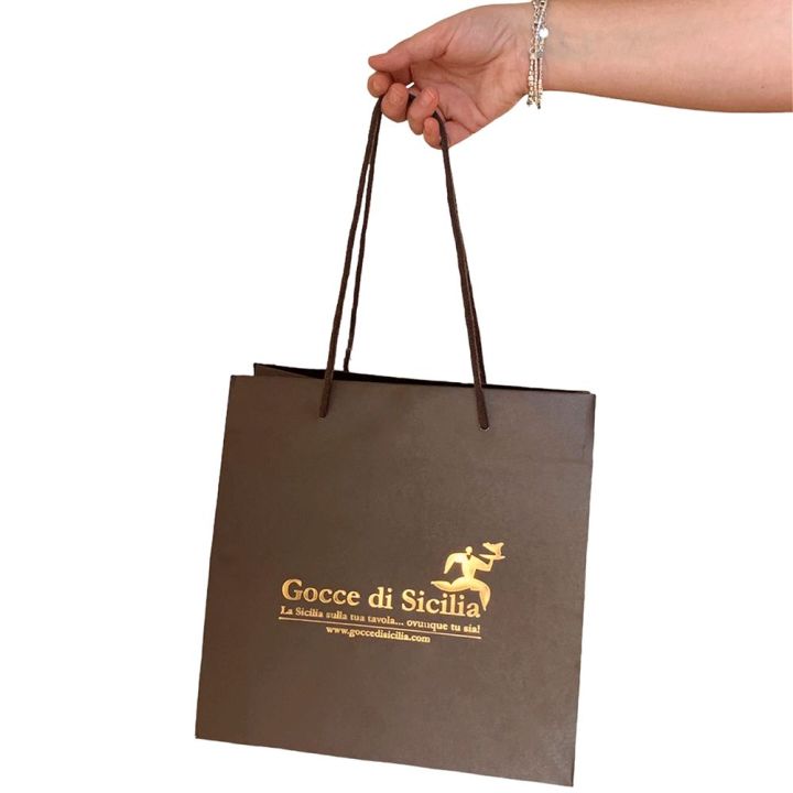 Busta confezione regalo Gocce di Sicilia, il tuo negozio di prodotti tipici siciliani