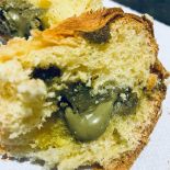 Artisan Pistachio panettone filled with Pistachio cream 1 kg