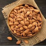 Shelled almonds in 200 g pack