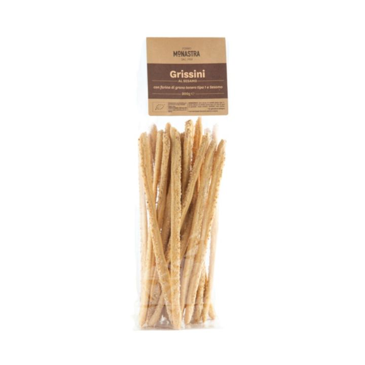 Breadsticks whit sesam and type 1 flour - BIO 200g
