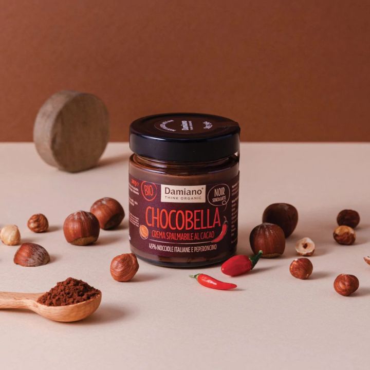 Organic Chocobella Noir with salt of Trapani 200 g - Damiano Think Organic