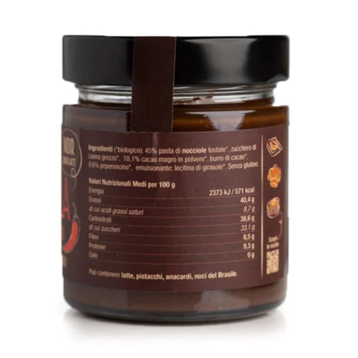 Chocobella Noir al Peperoncino BIO 200 g - Damiano Think Organic
