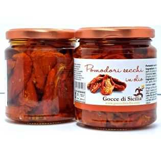 Dried red tomatoes in oil 280 grams