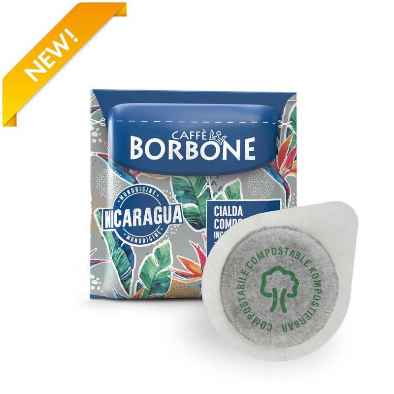Cialde Filtro Carta ESE 44 mm Miscela NICARAGUA - Caffè Borbone