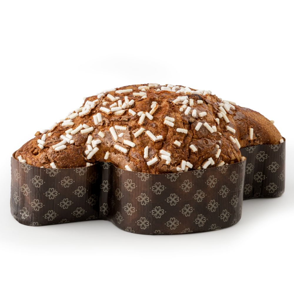 easter colomba with candied oranges and delicious chocolate of modica igp