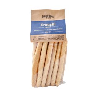 CROCCHI Classici - Grissini con semola di grano duro siciliano BIO 180g