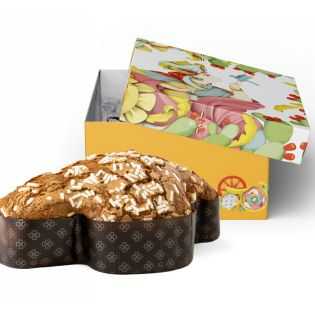 artisan colomba with cherries