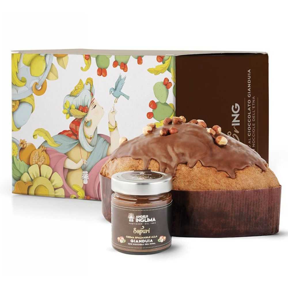 Ovo Spring with gianduia chocolate and Etna hazelnuts - Angelo Inglima pastry shop Ovo Spring with gianduia chocolate and Etna hazelnuts - Angelo Inglima pastry shop
