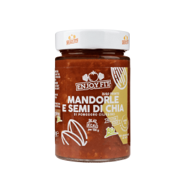 Sauce with almonds, chia seeds and with cherry tomato - Enjoy Fit Salemipina