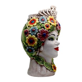 Regina Primavera Testa di Moro Serie Quattro stagioni - Donna Bianca Altezza 30 cm