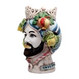 Re Inverno Testa di Moro Serie Quattro Stagioni - Uomo bianco Altezza 30 cm