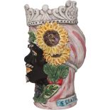 Ceramiche di Caltagirone Il Moro Nero Quattro stagioni